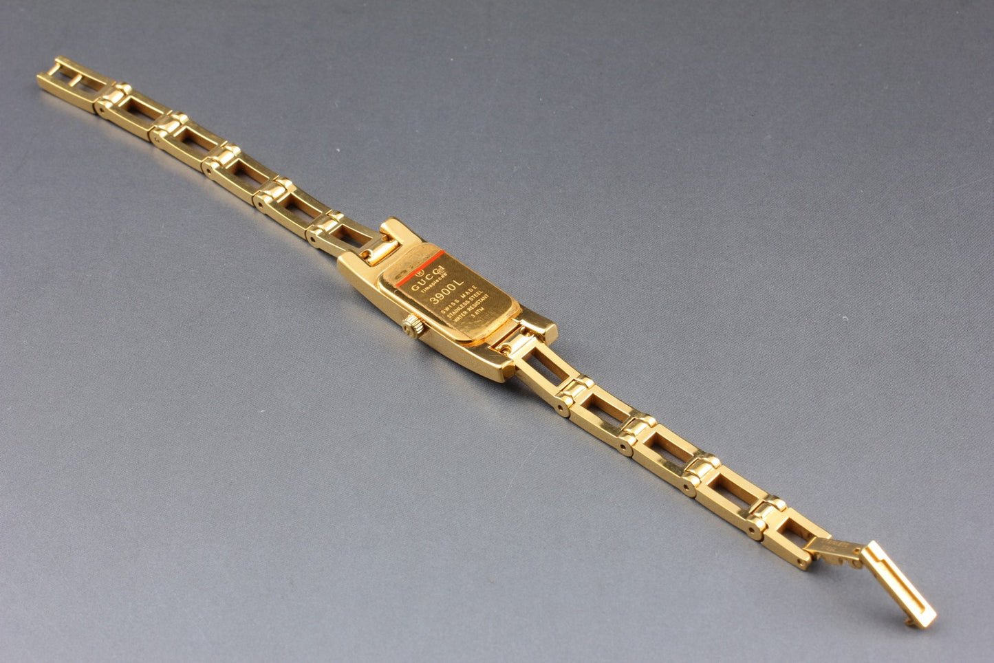 Second Hands | Vintage [N MINT New Batt] GUCCI 3900L Gold Bracelet Quartz Ladies Watch JAPAN La.riberta From Japan