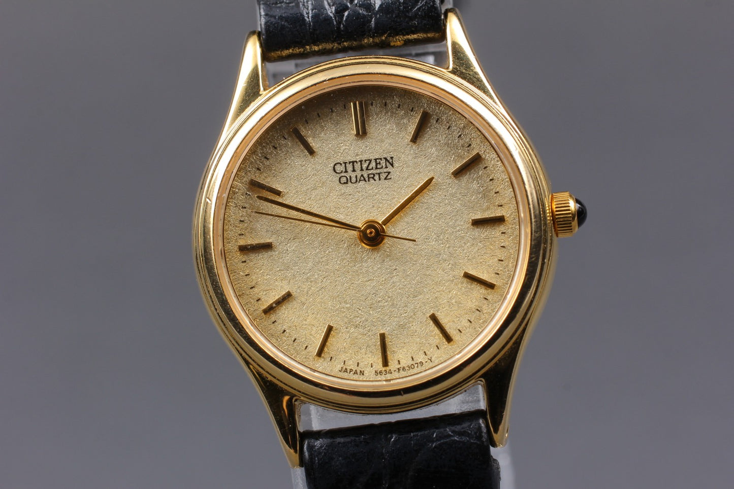 Second Hands | Vtg.1987 [N MINT] CITIZEN 5634-F62245 24mm Gold Quartz Ladies Watch From JAPAN La.riberta From Japan