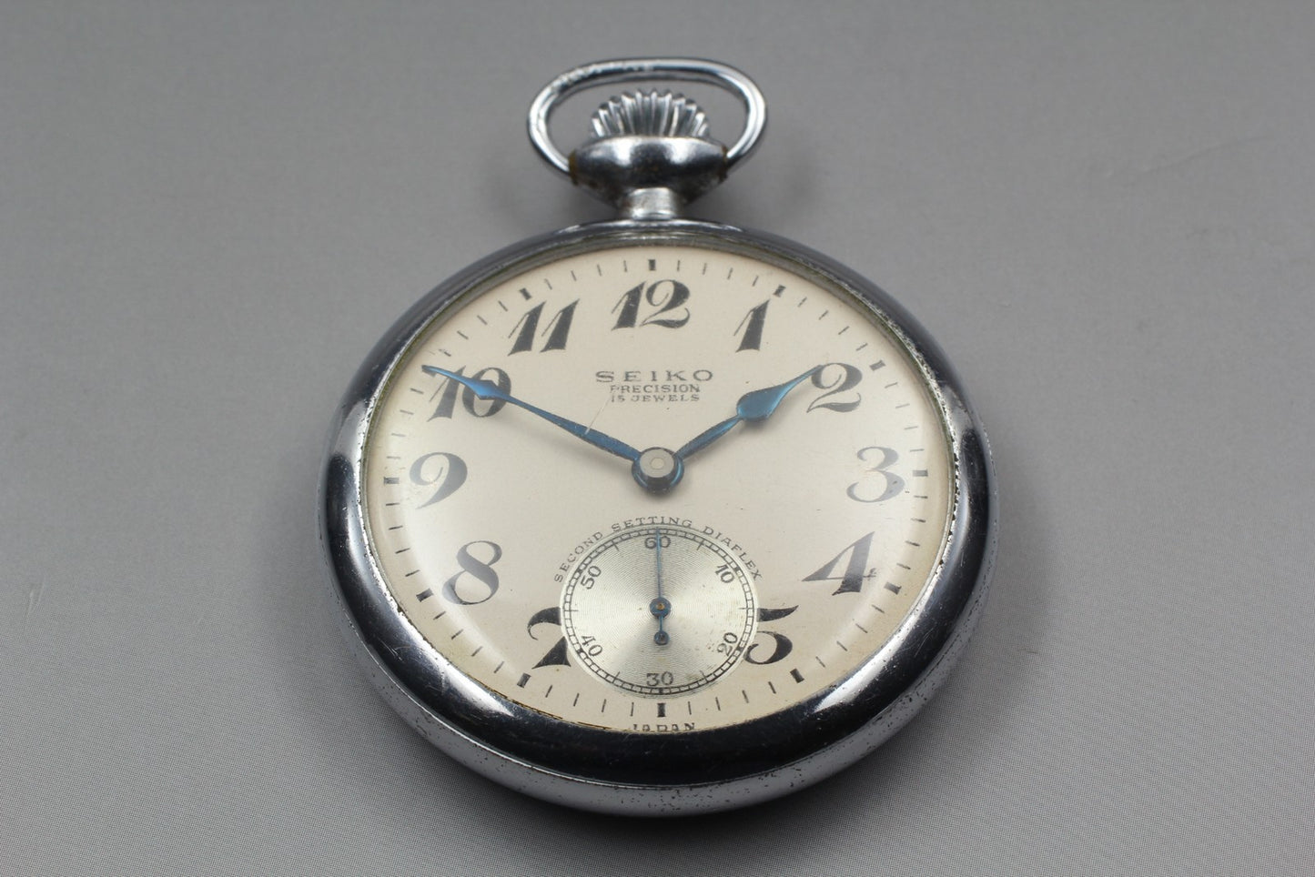 SEIKO Second Hands | Vtg.1961[Exc+5] SEIKO PRECISION Small 15J Sec Manual pocket watch From JAPAN La.riberta From Japan