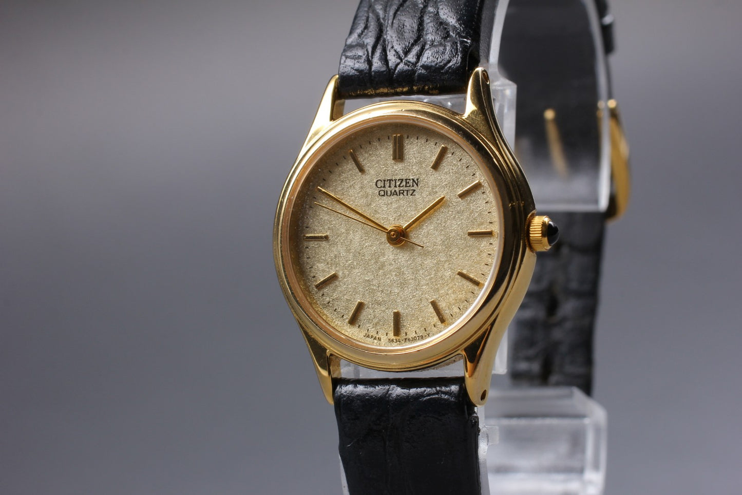 Second Hands | Vtg.1987 [N MINT] CITIZEN 5634-F62245 24mm Gold Quartz Ladies Watch From JAPAN La.riberta From Japan