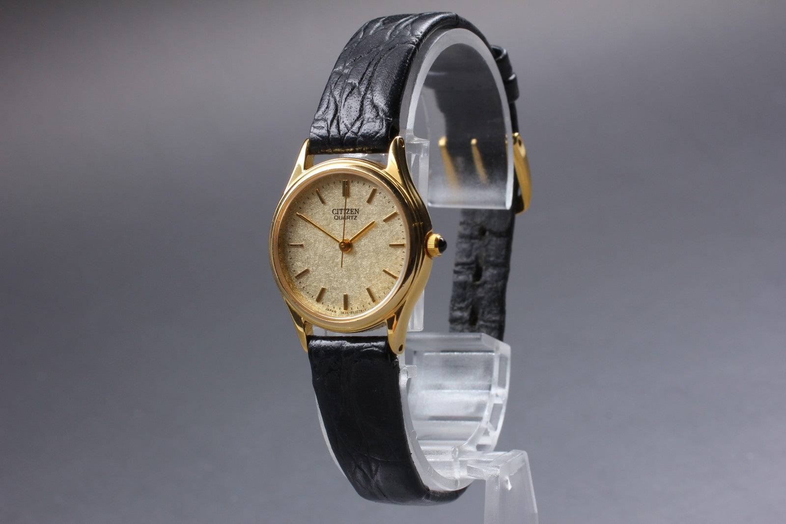 Second Hands | Vtg.1987 [N MINT] CITIZEN 5634-F62245 24mm Gold Quartz Ladies Watch From JAPAN La.riberta From Japan