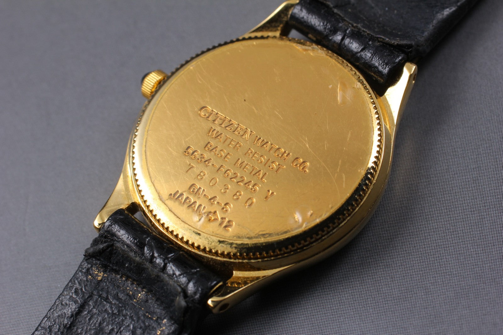 Second Hands | Vtg.1987 [N MINT] CITIZEN 5634-F62245 24mm Gold Quartz Ladies Watch From JAPAN La.riberta From Japan