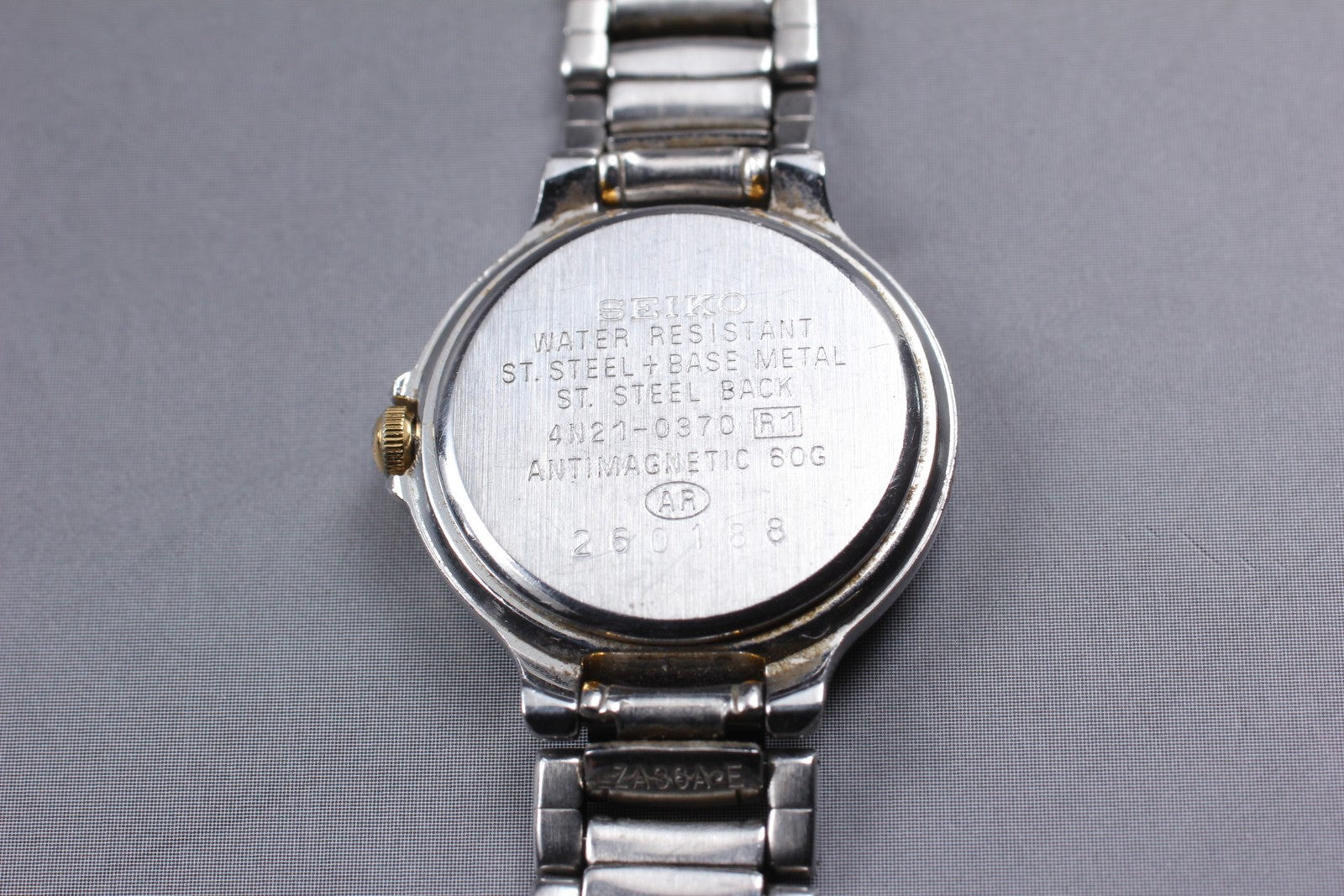 SEIKO Second Hands | Vtg.1992 [N MINT / New Batt] SEIKO Lucent 4N21-0370 Quartz Ladies Watch JAPAN La.riberta From Japan