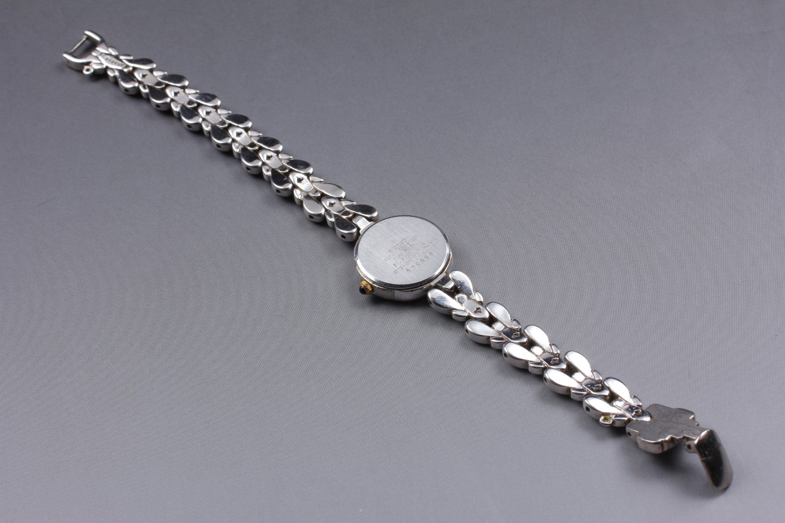 SEIKO Second Hands | Vtg.1985 [Exc+5] SEIKO Exceline 4N20-1060 Bracelet Quartz Ladies Watch JAPAN La.riberta From Japan