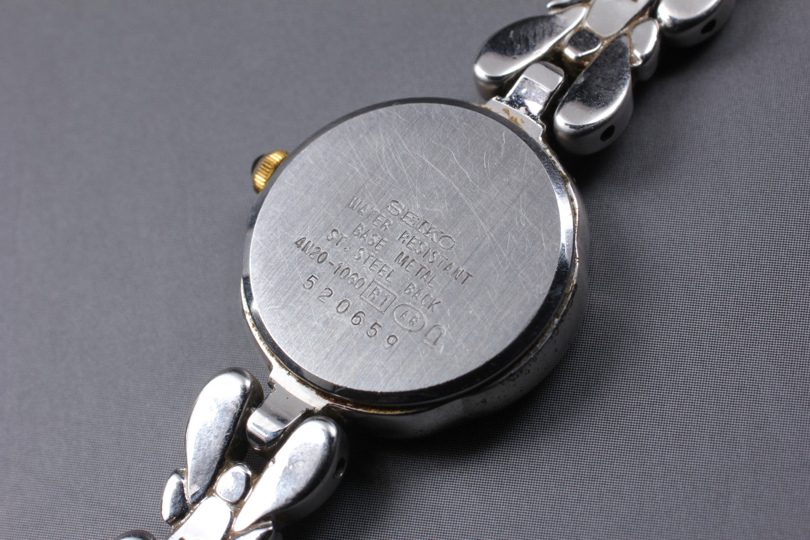 SEIKO Second Hands | Vtg.1985 [Exc+5] SEIKO Exceline 4N20-1060 Bracelet Quartz Ladies Watch JAPAN La.riberta From Japan