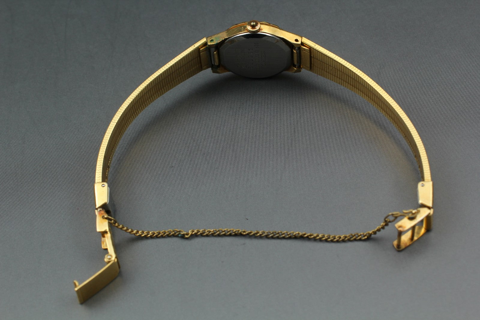 SEIKO Second Hands | Vtg.1989 [N MINT] Seiko 1400-0110 18.5mm Gold Bracelet Quartz Ladies Watch JAPAN La.riberta From Japan