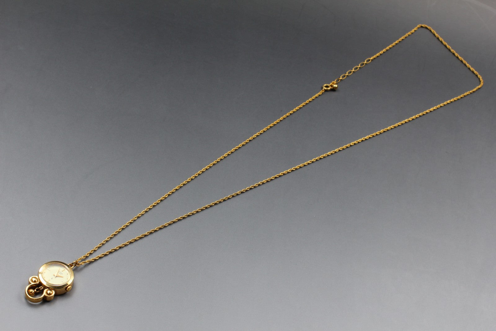 Second Hands | Vtg [N MINT / New Batt] CITIZEN Gold necklace Quartz pocket watch From JAPAN La.riberta From Japan