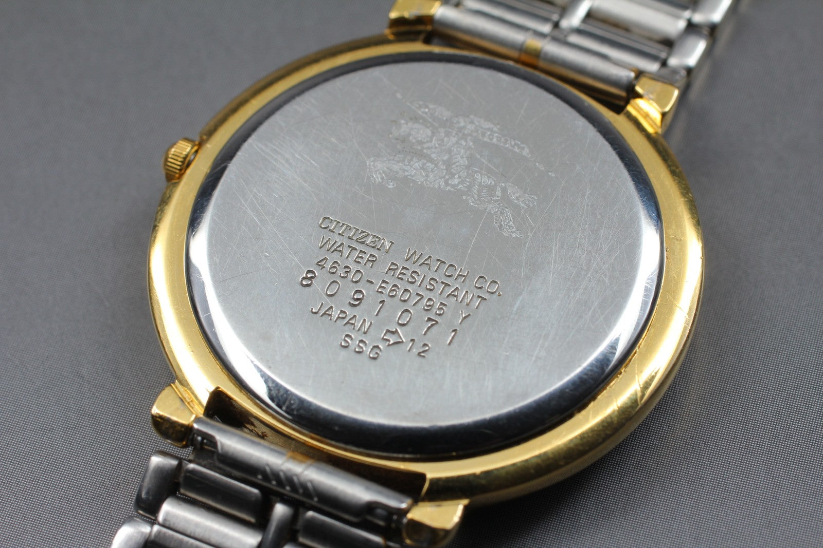 Second Hands | Vtg.1988[N MINT / New Batt] Burberrys 4630-E60795 Roman Quartz Men's Watch JAPAN La.riberta From Japan