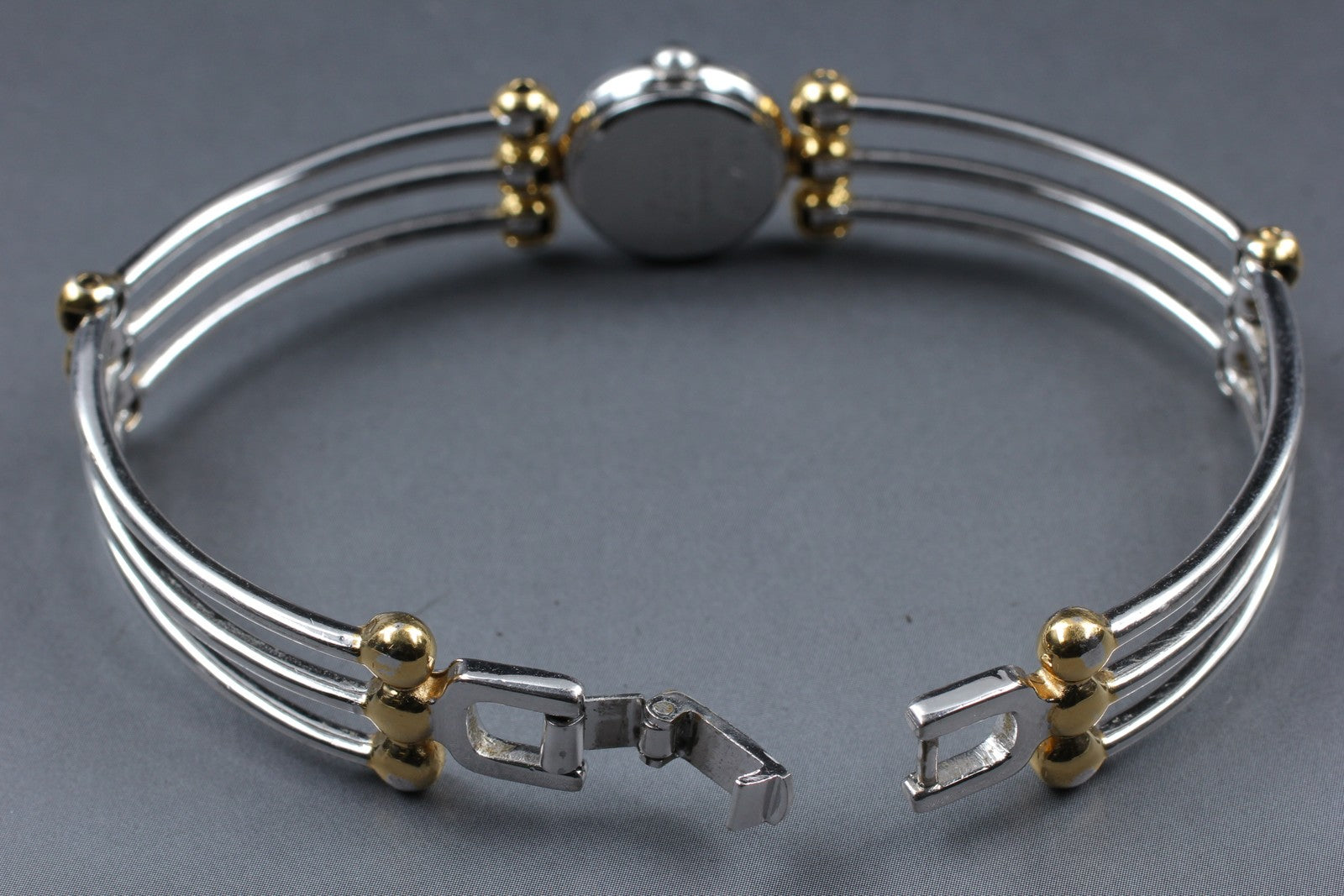 SEIKO Second Hands | Vtg. 1988[Exc+5/New Bat] SEIKO 1E20-0C40 16mm Two Tone Bangle Ladies Watch JAPAN La.riberta From Japan