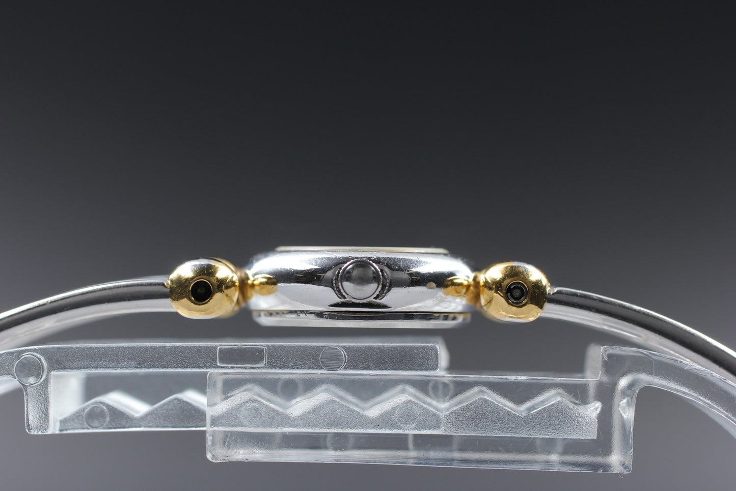 SEIKO Second Hands | Vtg. 1988[Exc+5/New Bat] SEIKO 1E20-0C40 16mm Two Tone Bangle Ladies Watch JAPAN La.riberta From Japan