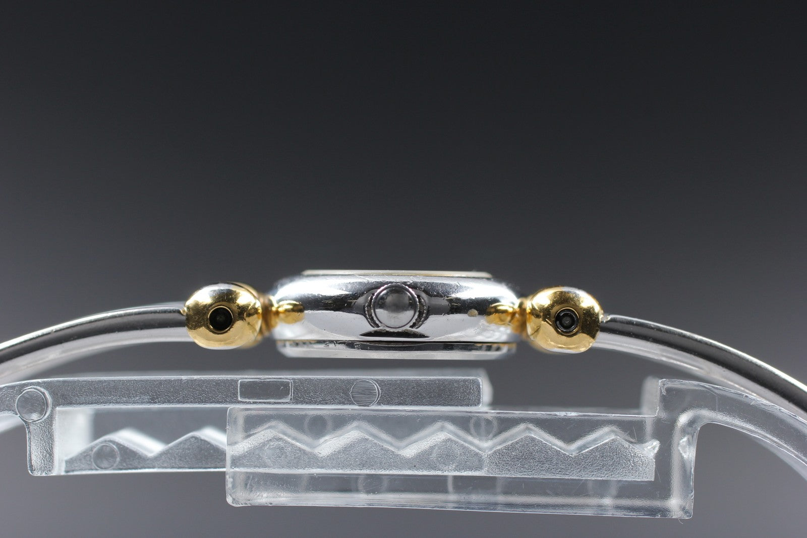 SEIKO Second Hands | Vtg. 1988[Exc+5/New Bat] SEIKO 1E20-0C40 16mm Two Tone Bangle Ladies Watch JAPAN La.riberta From Japan