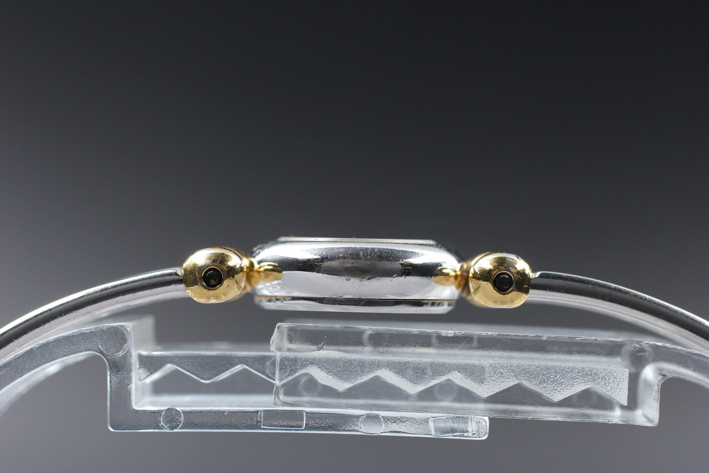 SEIKO Second Hands | Vtg. 1988[Exc+5/New Bat] SEIKO 1E20-0C40 16mm Two Tone Bangle Ladies Watch JAPAN La.riberta From Japan