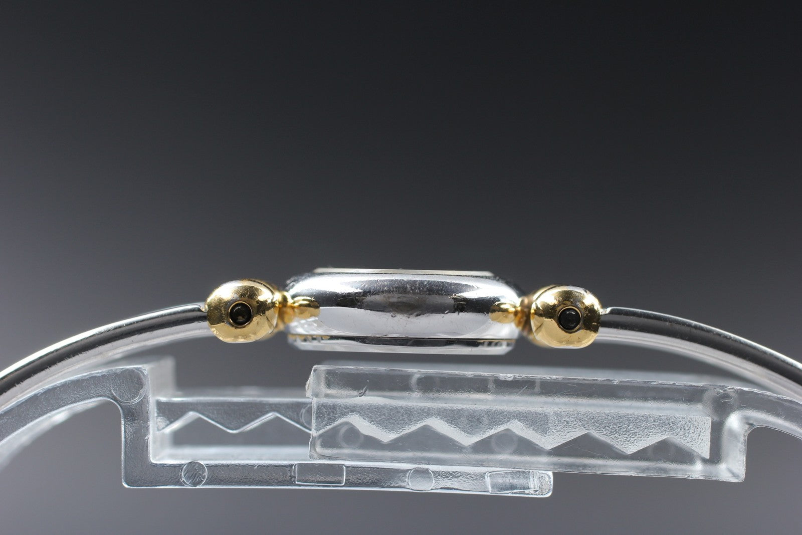 SEIKO Second Hands | Vtg. 1988[Exc+5/New Bat] SEIKO 1E20-0C40 16mm Two Tone Bangle Ladies Watch JAPAN La.riberta From Japan