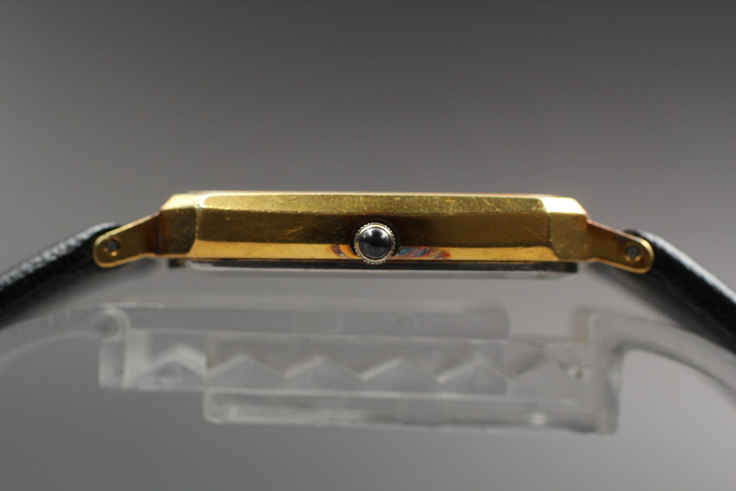 SEIKO Second Hands | Vin.1991[Near MINT] SEIKO Dolce 5E31-5A80 Tank Gold Quartz Men's Watch JAPAN La.riberta From Japan