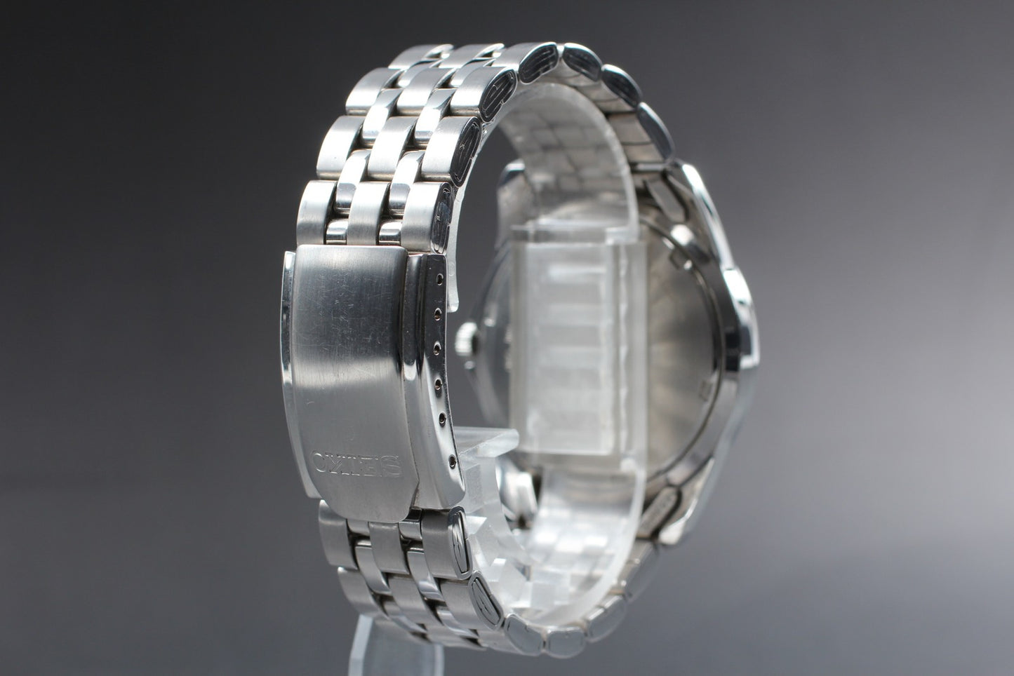 SEIKO Second Hands | Vtg.1982 [N MINT / New Batt] SEIKO 7N43-0AM0 Day/Date Quartz Men's Watch JAPAN La.riberta From Japan