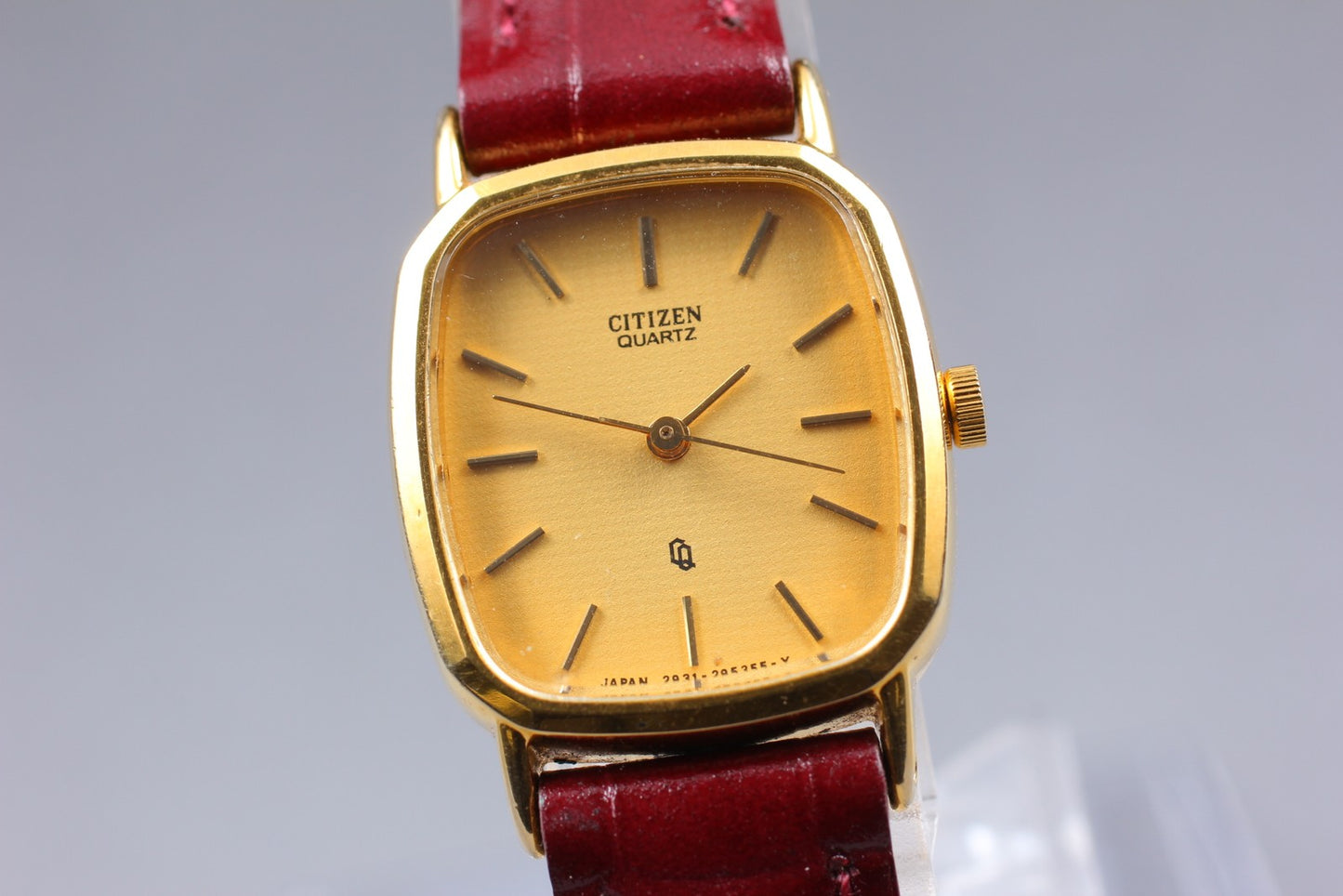 Second Hands | Vtg.1996 [Near MINT] CITIZEN 2951-293371 Tank Gold Quartz Ladies Watch JAPAN La.riberta From Japan