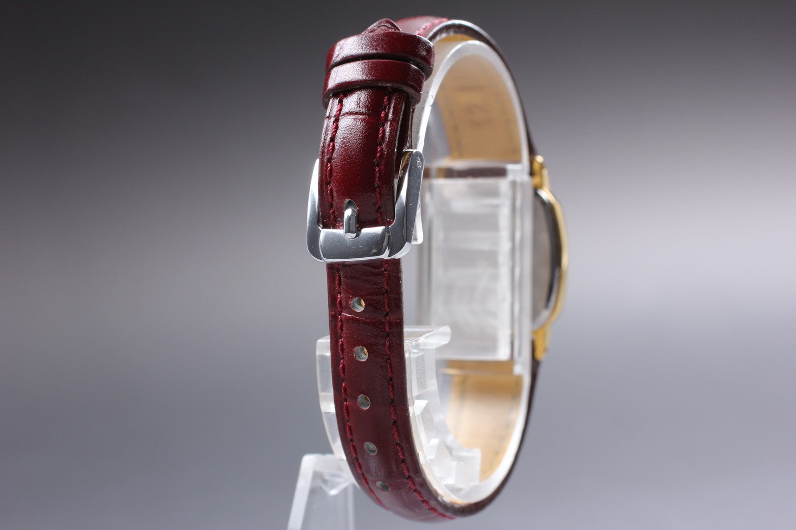 Second Hands | Vtg.1996 [Near MINT] CITIZEN 2951-293371 Tank Gold Quartz Ladies Watch JAPAN La.riberta From Japan