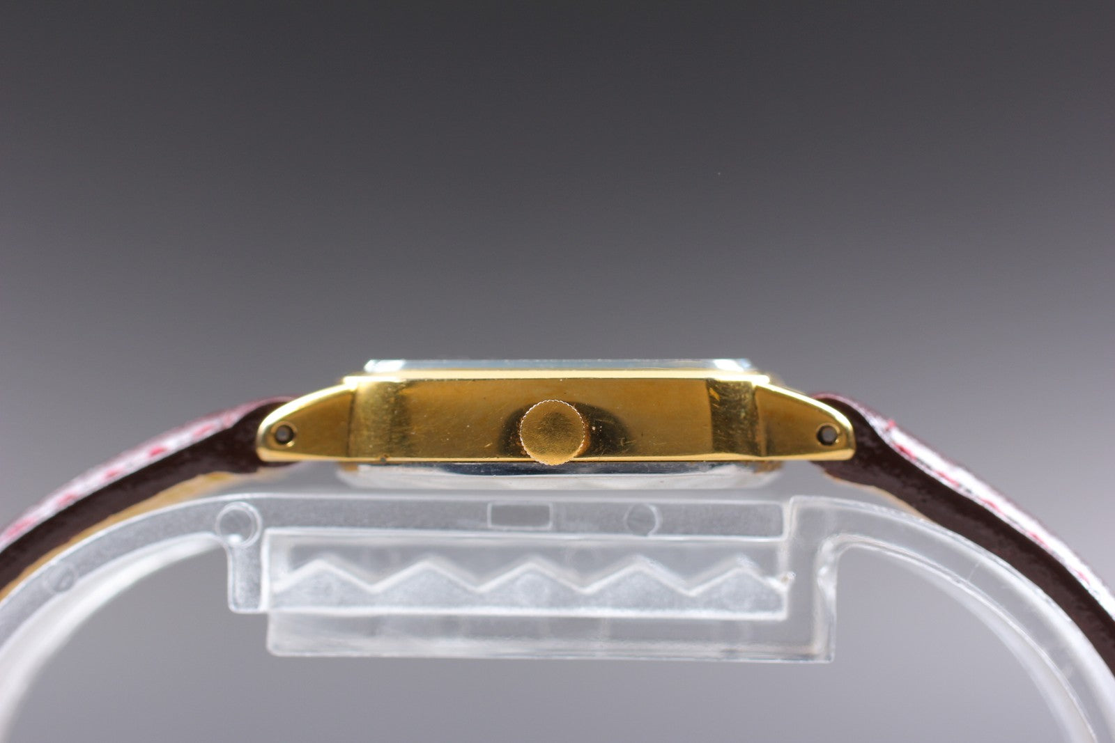 Second Hands | Vtg.1996 [Near MINT] CITIZEN 2951-293371 Tank Gold Quartz Ladies Watch JAPAN La.riberta From Japan