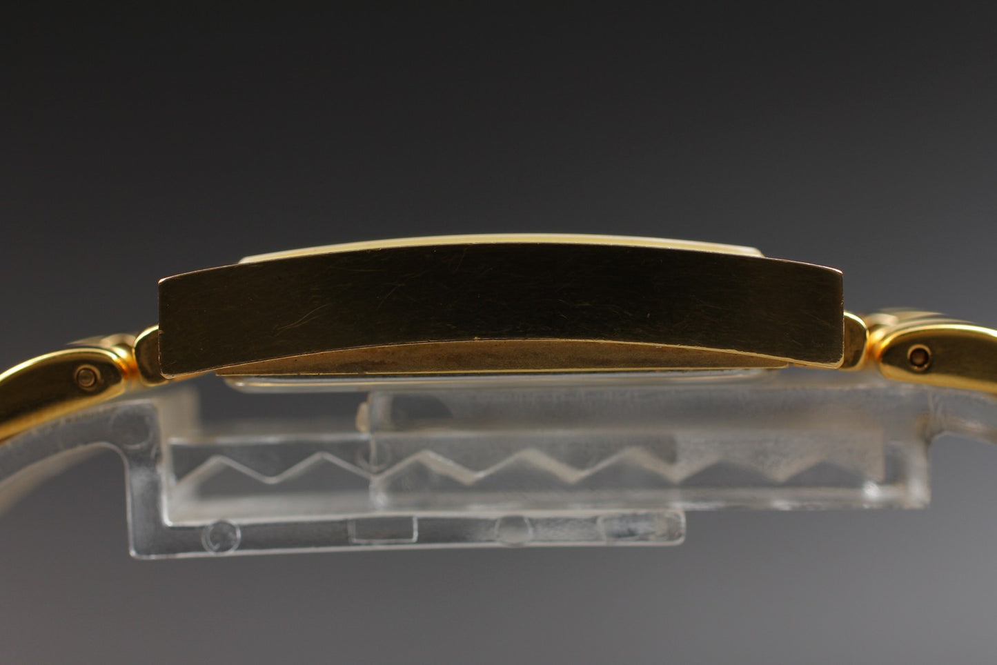 Vtg.[N MINT] GIVENCHY REG 1558962 Tank Gold Bracelet Quartz Ladies Watch JAPAN