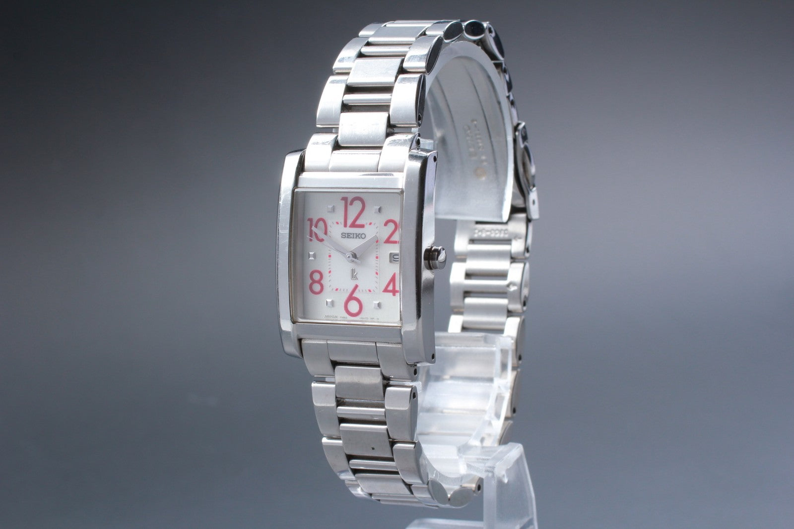 SEIKO Second Hands | Vtg.1998 [N MINT] SEIKO LUKIA 7N82-0DK0 Date 24mm Tank Quartz Ladies Watch JAPAN La.riberta From Japan