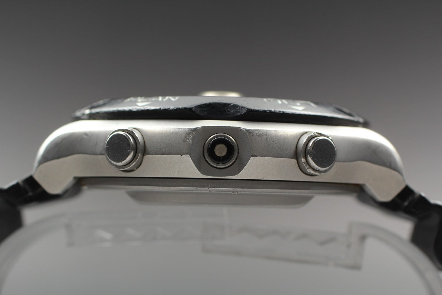 N MINT / BRIDGESTONE DIVE DEMO OPTIMUS Divers Scubapro Bism Men's Watch JAPAN