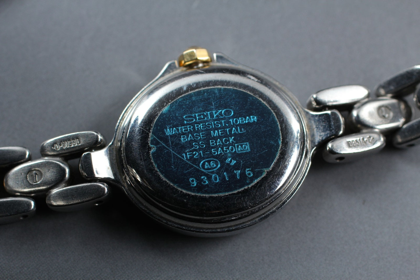 SEIKO Second Hands | Vtg.1989[N MINT] SEIKO MOOREA 1F21-5A50 Roman Bracelet Quartz Ladies Watch JAPAN La.riberta From Japan