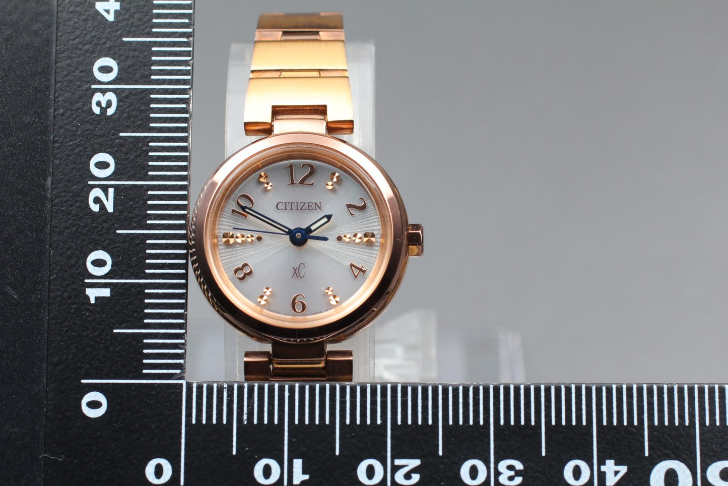 N MINT Fullset / CITIZEN xC B036-T018297 Solar 22mm Gold Ladies Watch From JAPAN