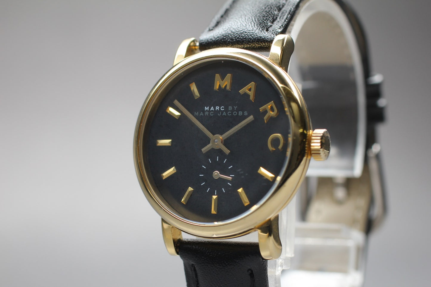 N MINT / New Batt MARC JACOBS MBM1273 Small Sec Quartz Ladies Watch JAPAN