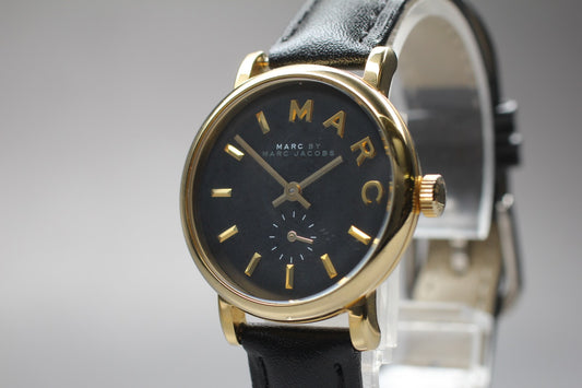 N MINT / New Batt MARC JACOBS MBM1273 Small Sec Quartz Ladies Watch JAPAN