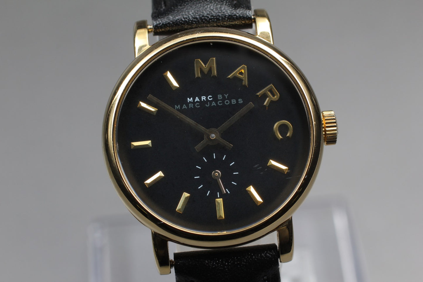 N MINT / New Batt MARC JACOBS MBM1273 Small Sec Quartz Ladies Watch JAPAN