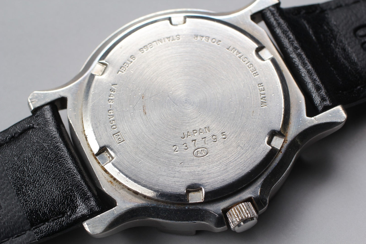 Exc+5+＋+ / Seiko Alba Aqua Gear V348-6A50 Silver Date Quartz Men's Watch JAPAN