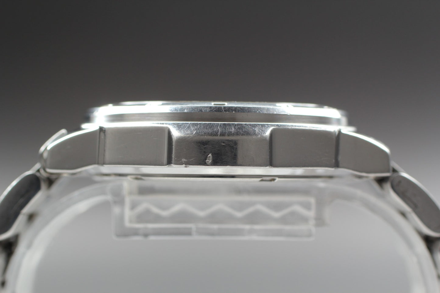 Exc+5 w/ New Battery / SEIKO 7T92-0CA0 chronograph Black Quartz Mens Watch JAPAN