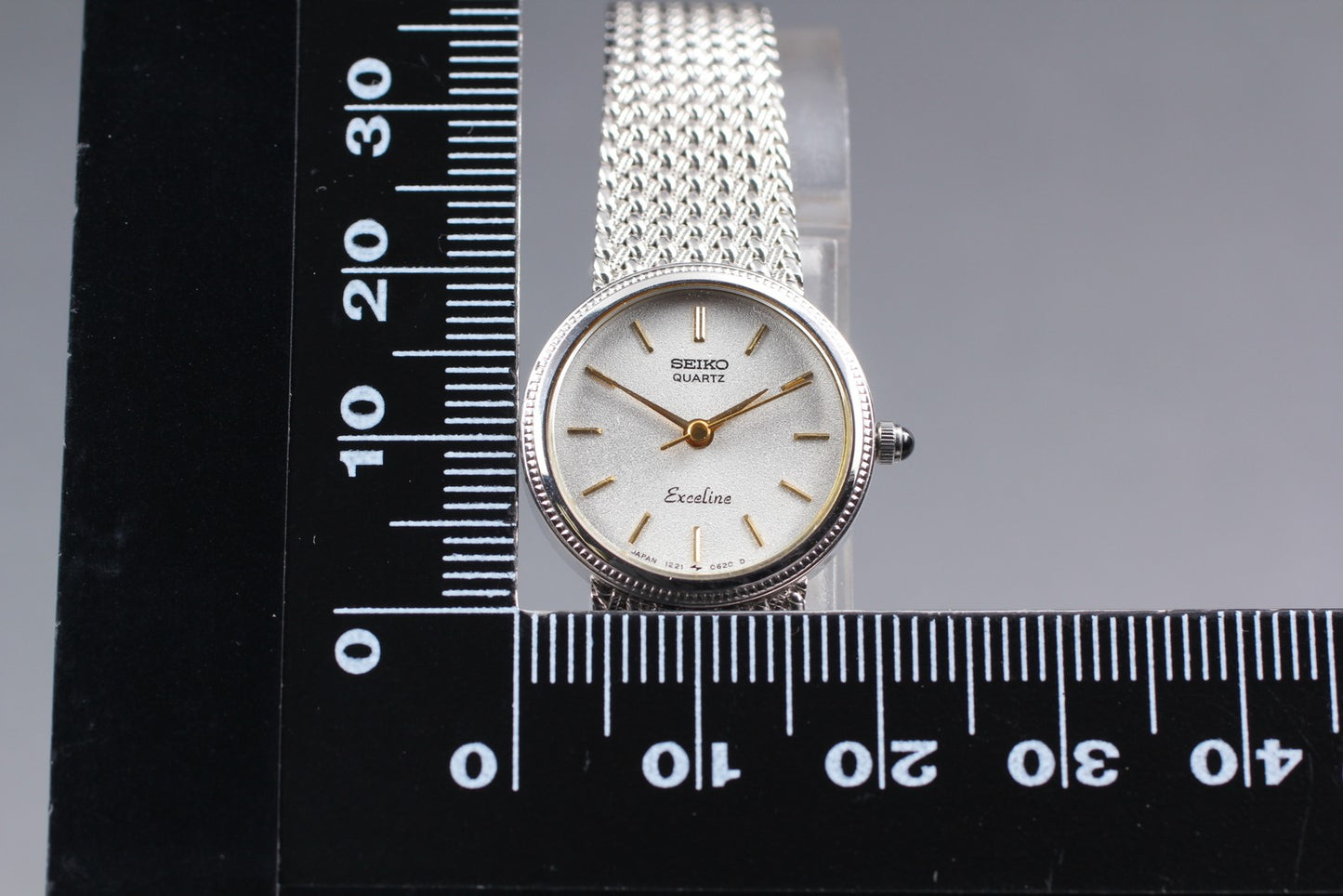 N MINT / New Batt / SEIKO Exceline 1221-0100 bracelet Quartz Ladies Watch JAPAN