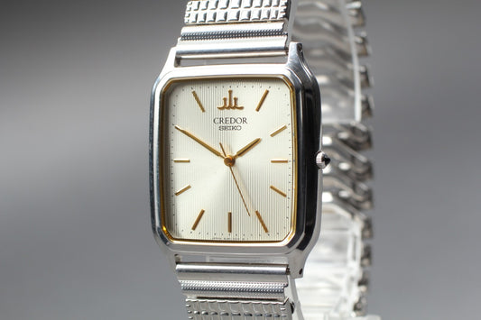 Near MINT / SEIKO CREDOR 8J81-5020 Silver Dial  Quartz Ladies Watch From JAPAN