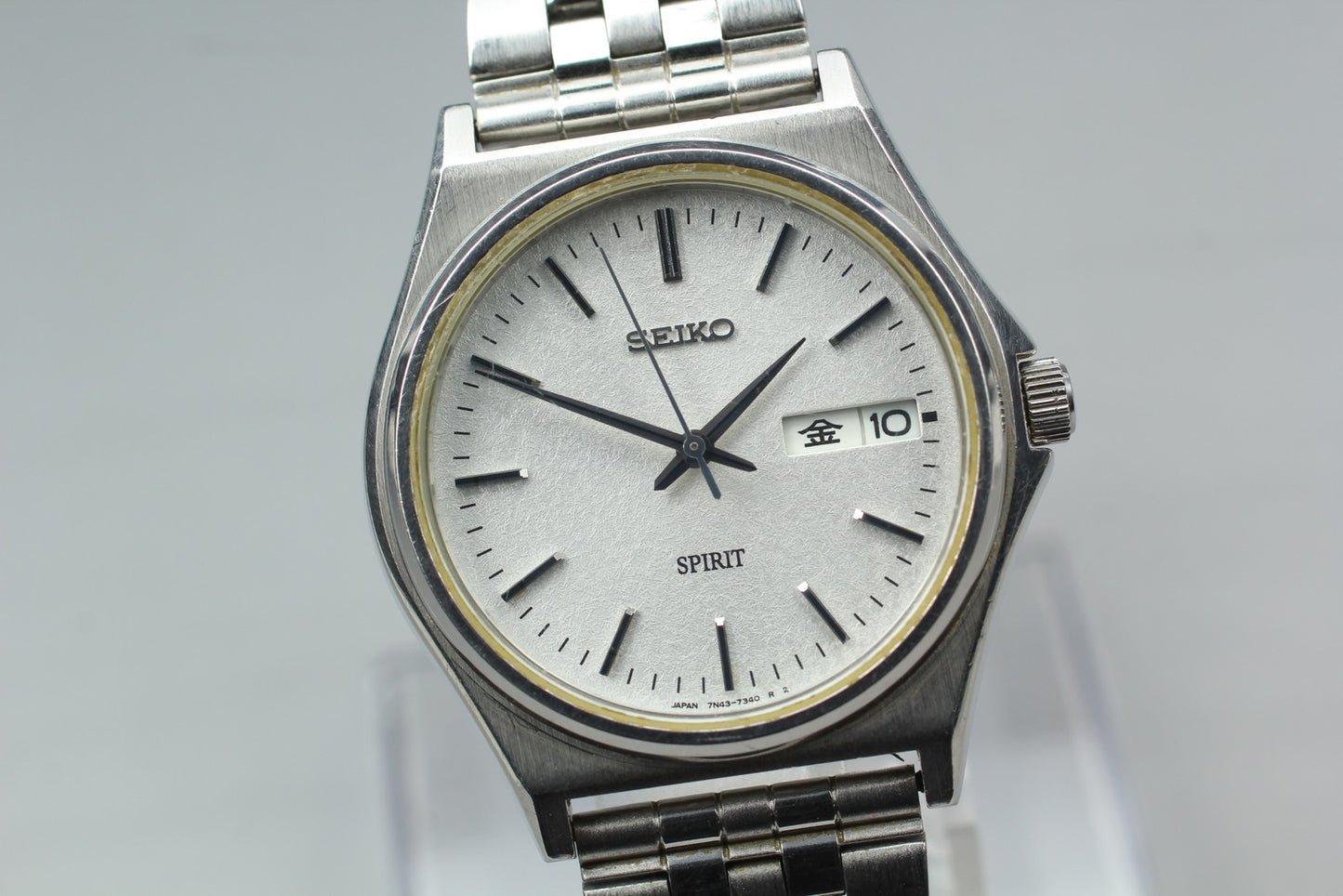 SEIKO Second Hands | Vtg. 1990 [N MINT] SEIKO SPIRIT 7N43-7180 Day/Date Quartz Men's Watch From JAPAN La.riberta From Japan