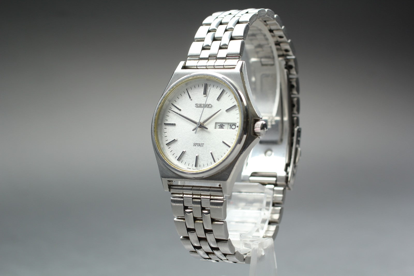 SEIKO Second Hands | Vtg. 1990 [N MINT] SEIKO SPIRIT 7N43-7180 Day/Date Quartz Men's Watch From JAPAN La.riberta From Japan