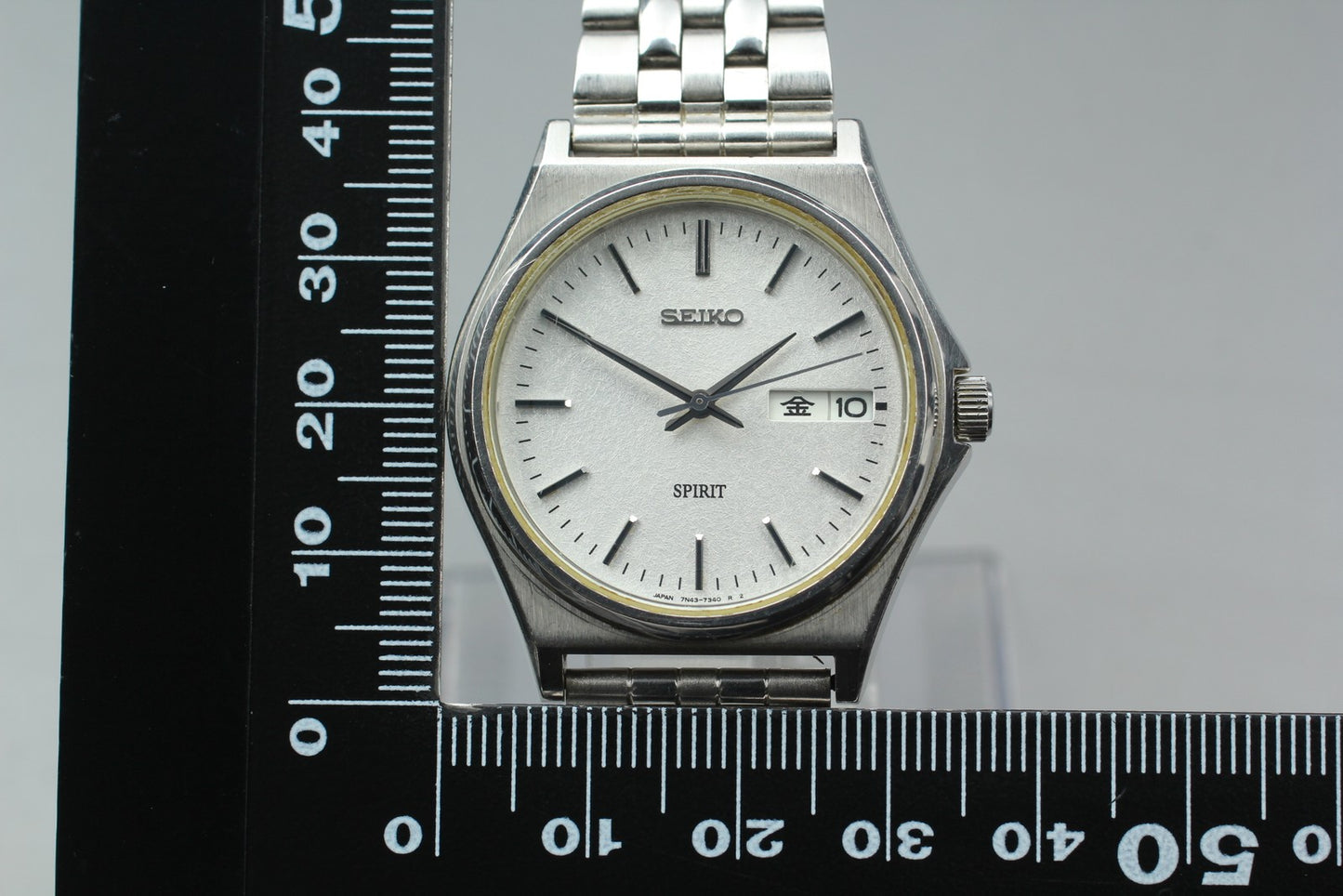 SEIKO Second Hands | Vtg. 1990 [N MINT] SEIKO SPIRIT 7N43-7180 Day/Date Quartz Men's Watch From JAPAN La.riberta From Japan