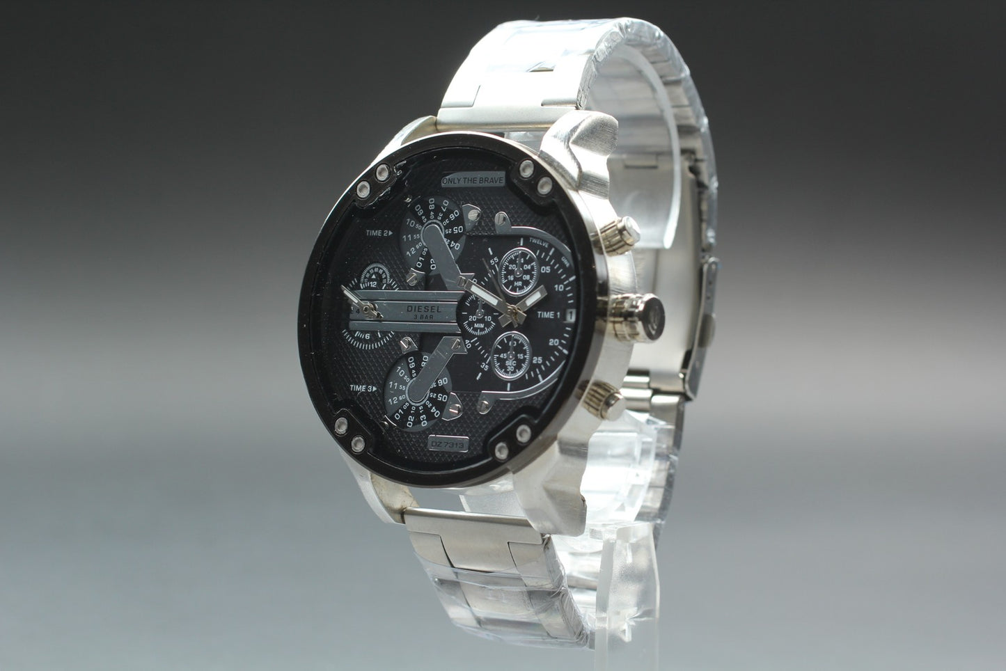 Near MINT / DIESEL DZ7313 Mr Daddy Chronograph 51.5mm Quartz Men's Watch JAPAN