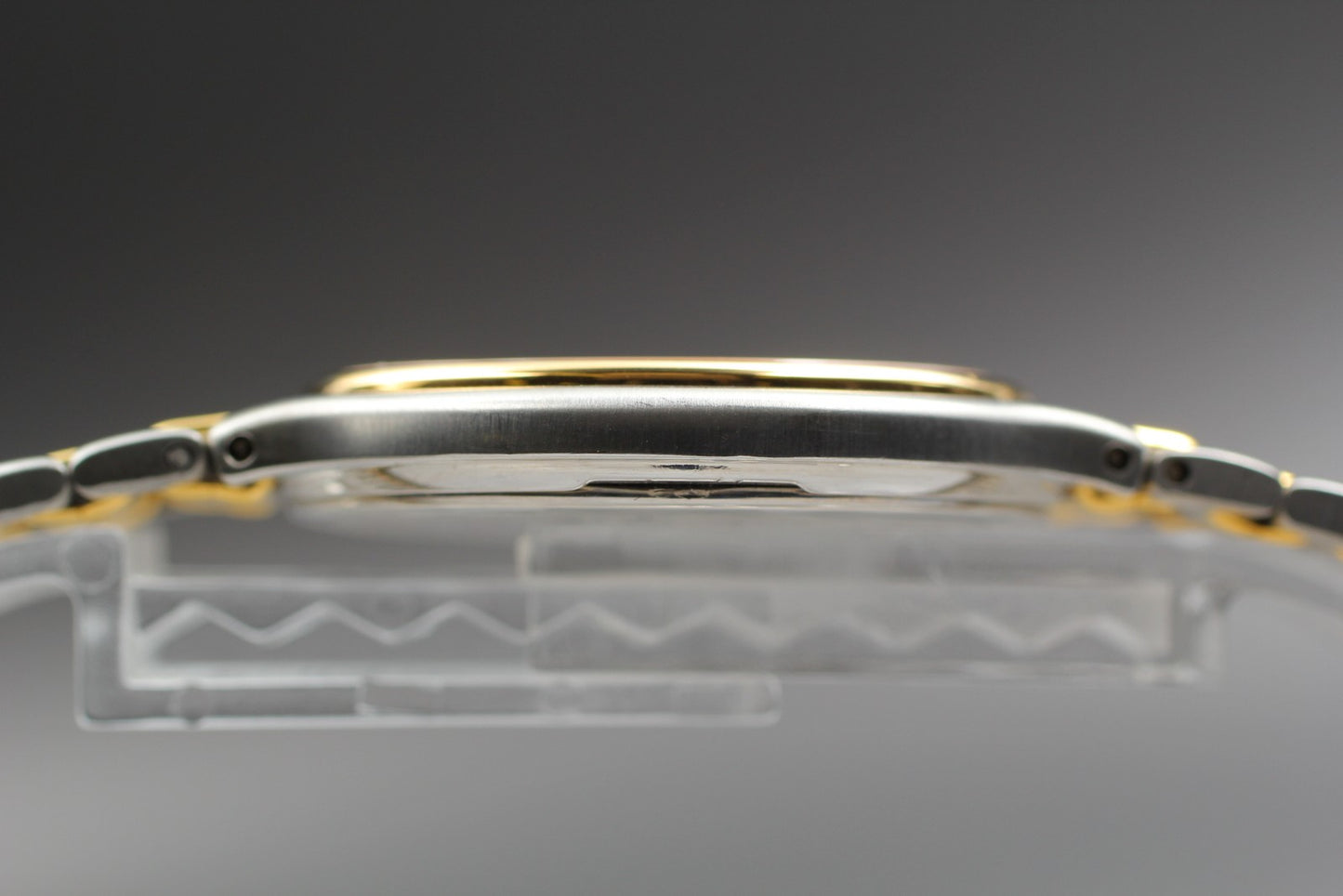 Near MINT / SEIKO Dolce 7741-6050 Two-Tone Bracelet Quartz Mens Watch From JAPAN