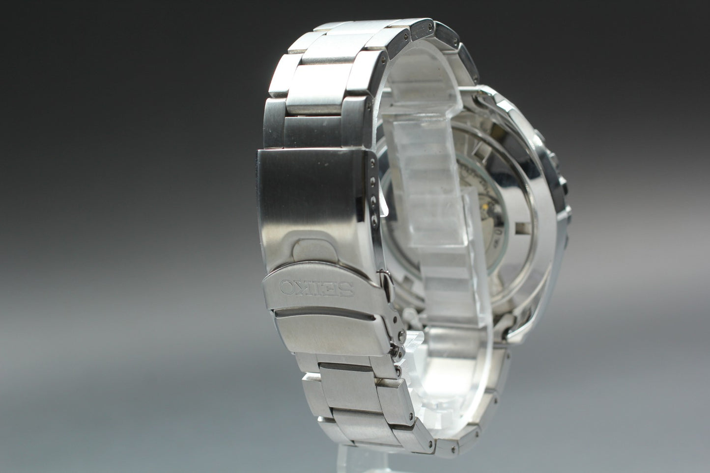 Near MINT / SEIKO 5 Sports 4R36-06B0 Black Automatic 100m Men's Watch From JAPAN