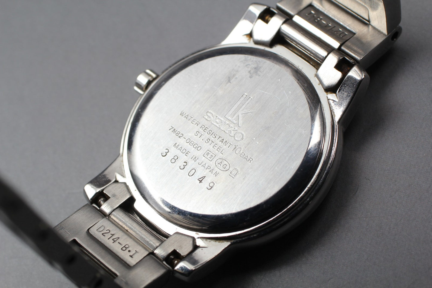 N MINT / New Batt / Seiko Lukia 7N82-08G0 Blue Dial Quartz Ladies Watch JAPAN