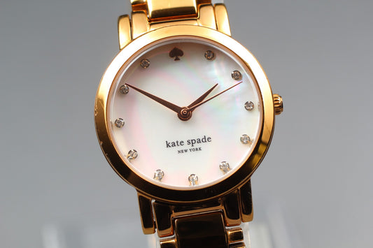 Near MINT / kate spade LIVE COLORFULLY 0191 Bracelet Quartz Ladies Watch JAPAN