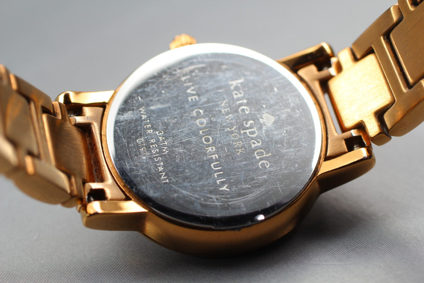 Near MINT / kate spade LIVE COLORFULLY 0191 Bracelet Quartz Ladies Watch JAPAN