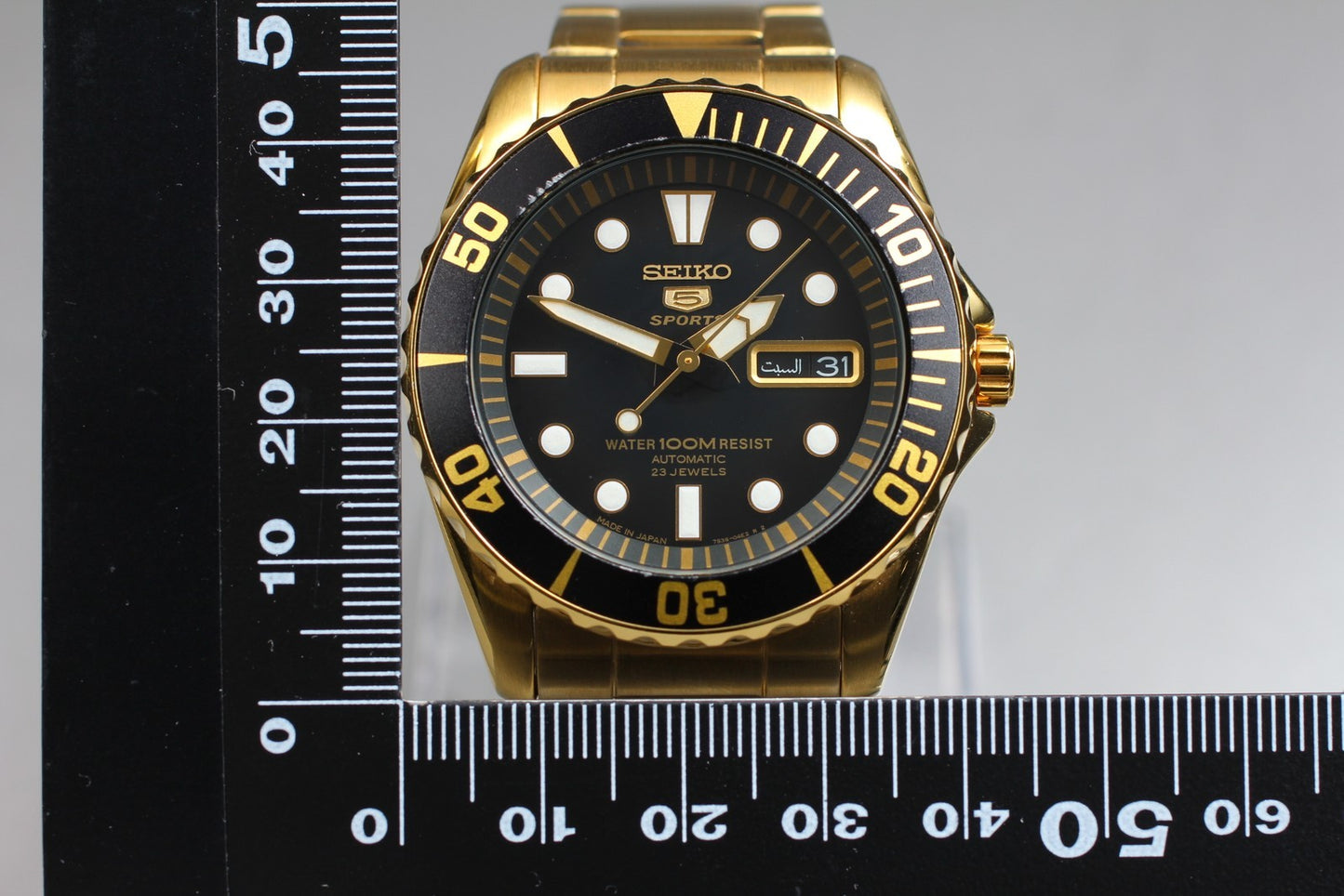 SEIKO Second Hands | Near MINT w/ Box Seiko 5 Sports 7S36-03C0 Automatic Day/Date Gold Men's Watch La.riberta From Japan