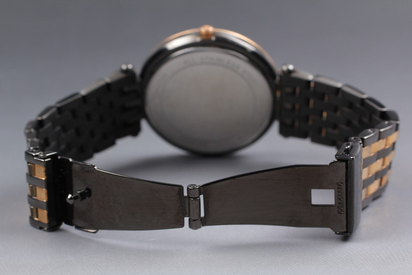 N MINT / Michael Kors MK-3584 Two Tone 33mm Crystals Bezel Women's Watch JAPAN