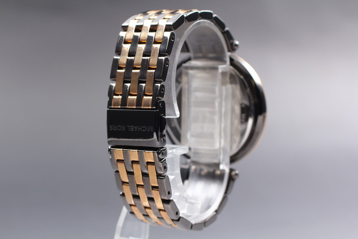 N MINT / Michael Kors MK-3584 Two Tone 33mm Crystals Bezel Women's Watch JAPAN