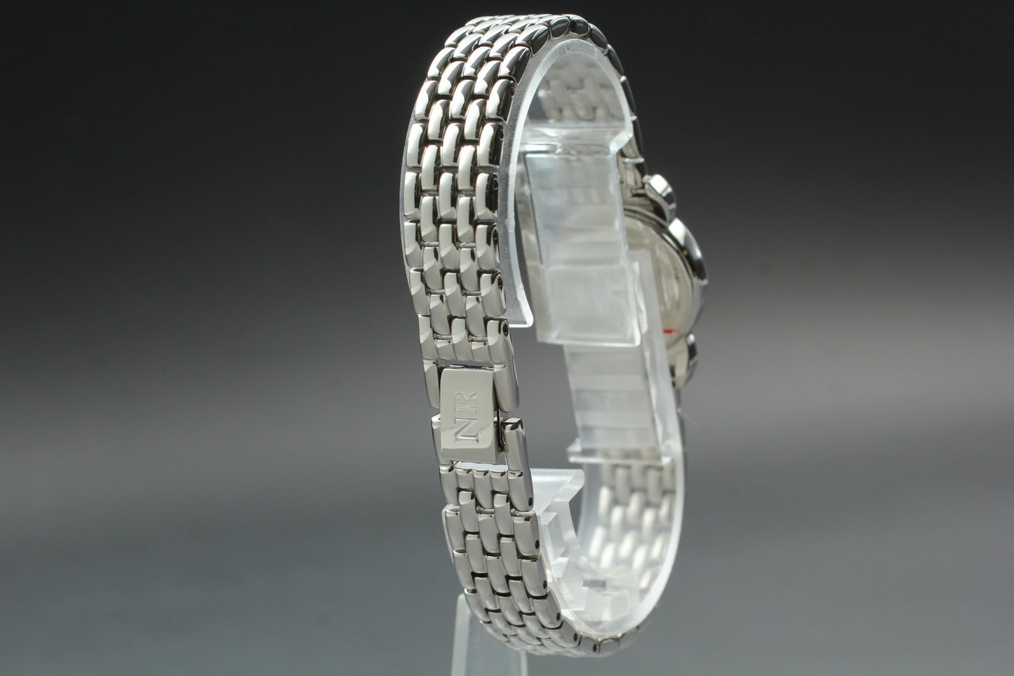 N MINT / New Batt / NINA RICCI D953 Silver Bracelet Quartz Ladies Watch JAPAN