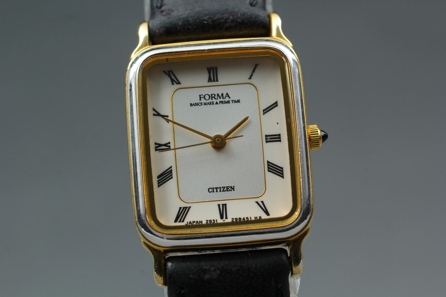 Near MINT / Citizen Forma 2931-295277 Roman Tank Quartz Women's Watch JAPAN