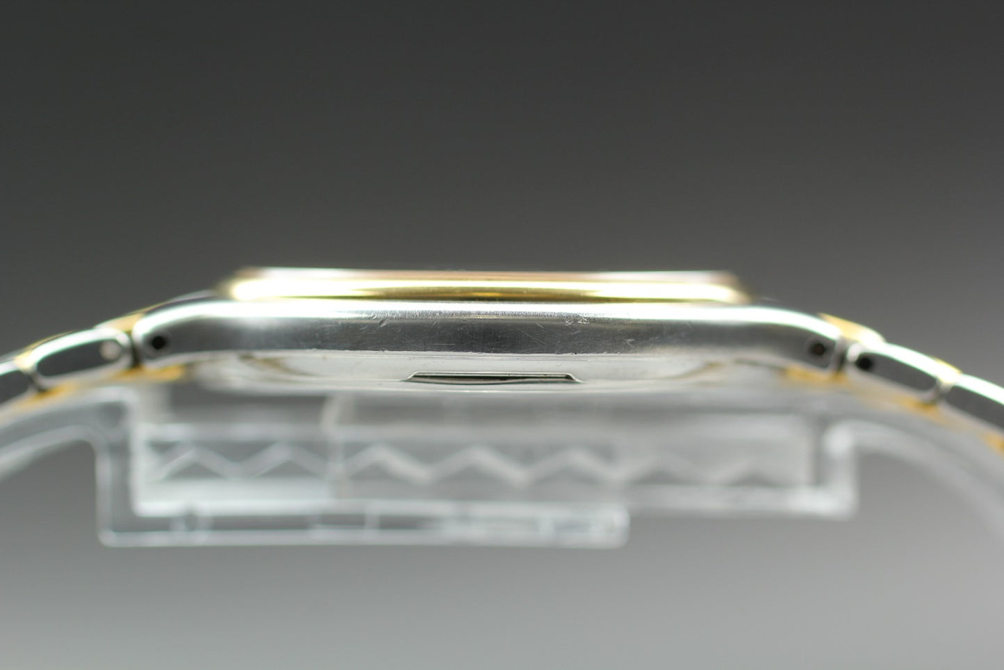 Near MINT / SEIKO Dolce 7741-6050 Two-Tone 32mm Bracelet Quartz Mens Watch JAPAN