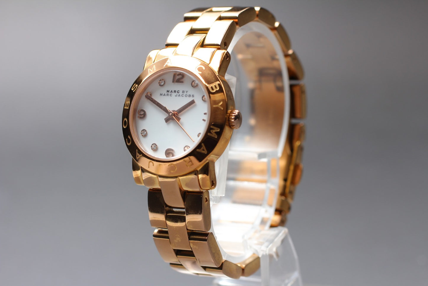 N MINT / New Batt / MARC BY MARC JACOBS MBM3078 Gold Quartz Ladies Watch JAPAN